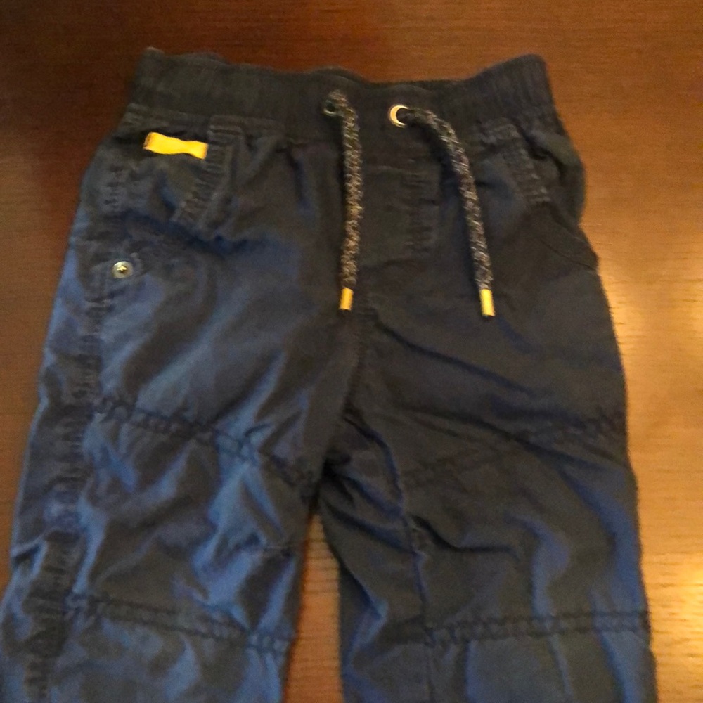 Blue cotton pants